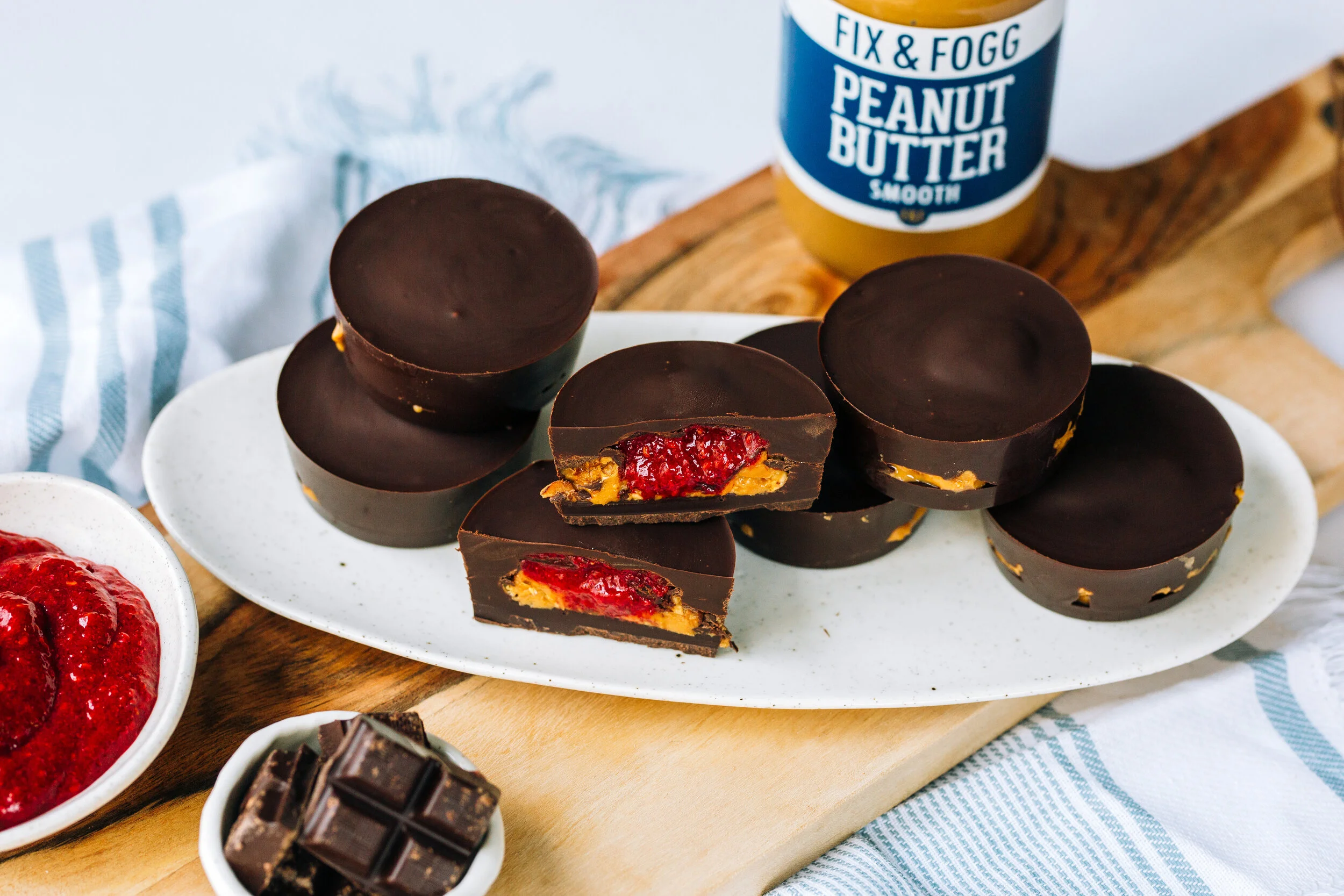 RECIPE PEANUT BUTTER AND JELLY CUPS — Fix & Fogg