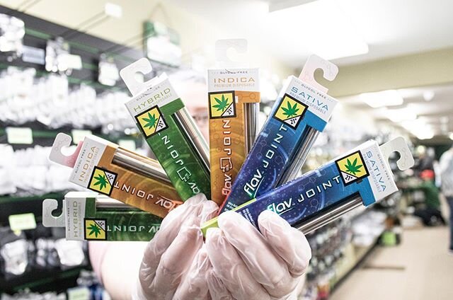Looking for some terps on the go? @flavrxtracts disposable flavored pens are available  with 6 delicious flavors to choose from. .
.
.
.
.
.
.
.
.
.
.
.
.
.
.
-This Product has intoxicating effects and may be habit forming. Marijuana can impair conce