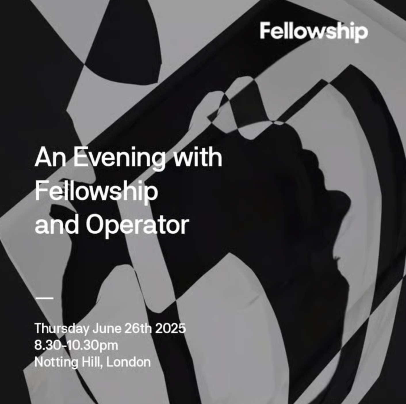 Operator solo show at Fellowship London | X-ray Machine public debut