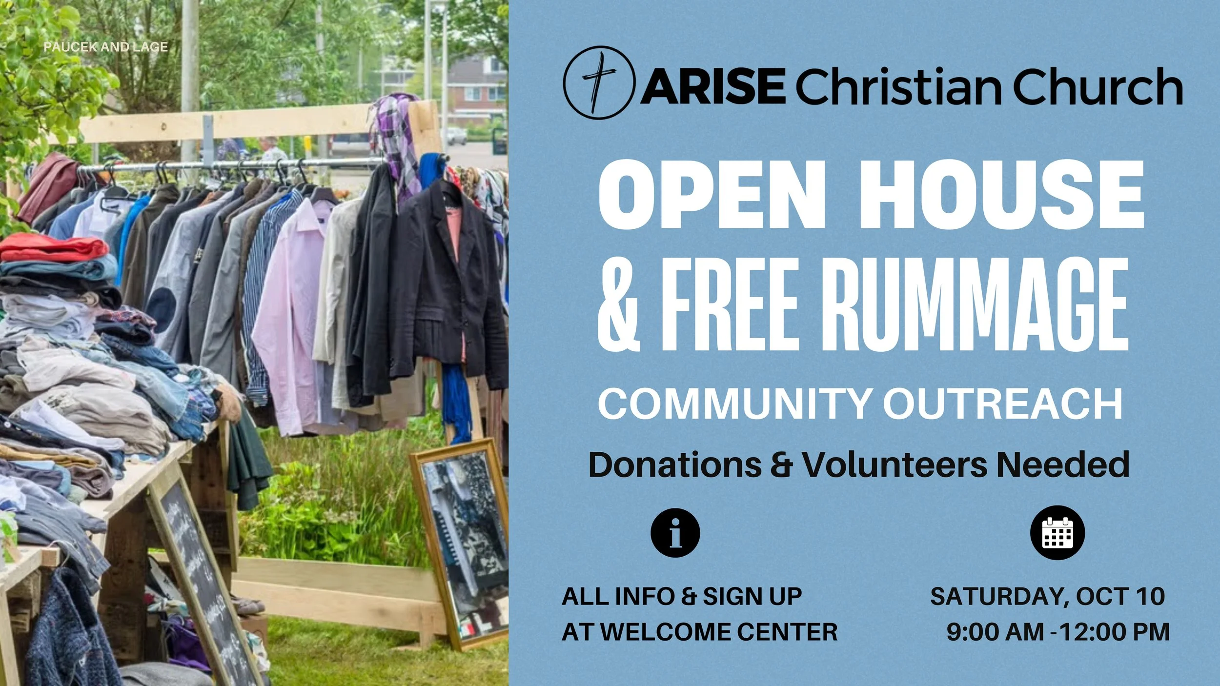 Open House & Free Rummage Community Outreach