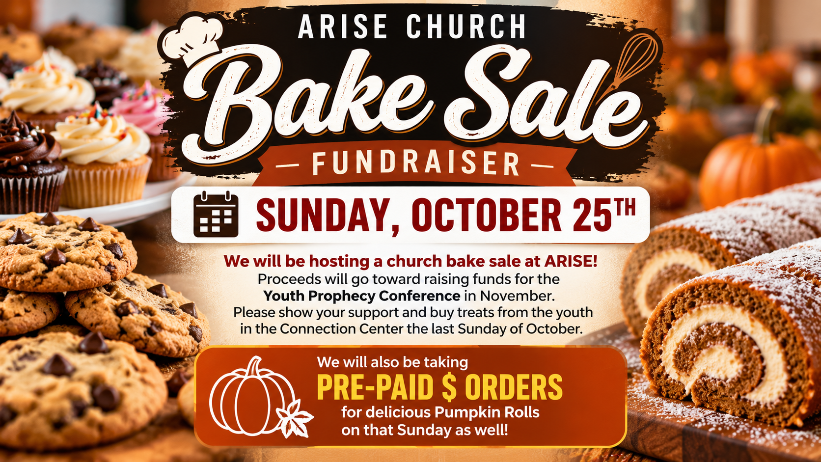 ARISE Church Bake Sale/Fundraiser