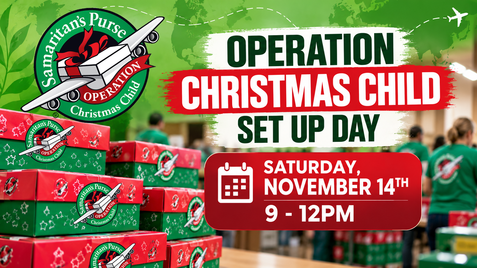 Operation Christmas Child Set Up Day