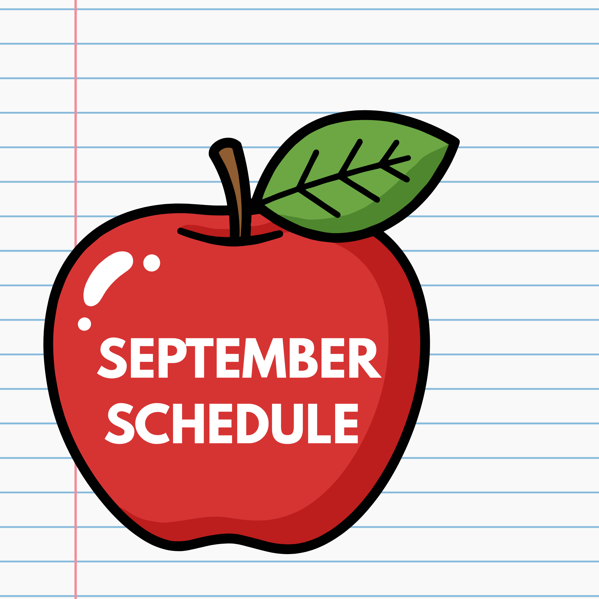 September Schedule