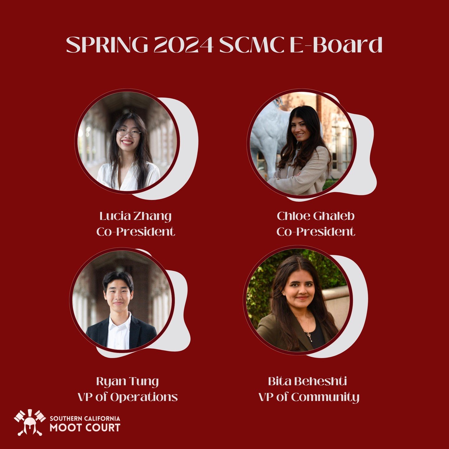 Welcome back to the 2024 Spring Semester! We are excited to introduce to you SCMC's E-board for this semester. We are all so excited to serve you this semester and really looking forward to it! 👏 #scmc #usc