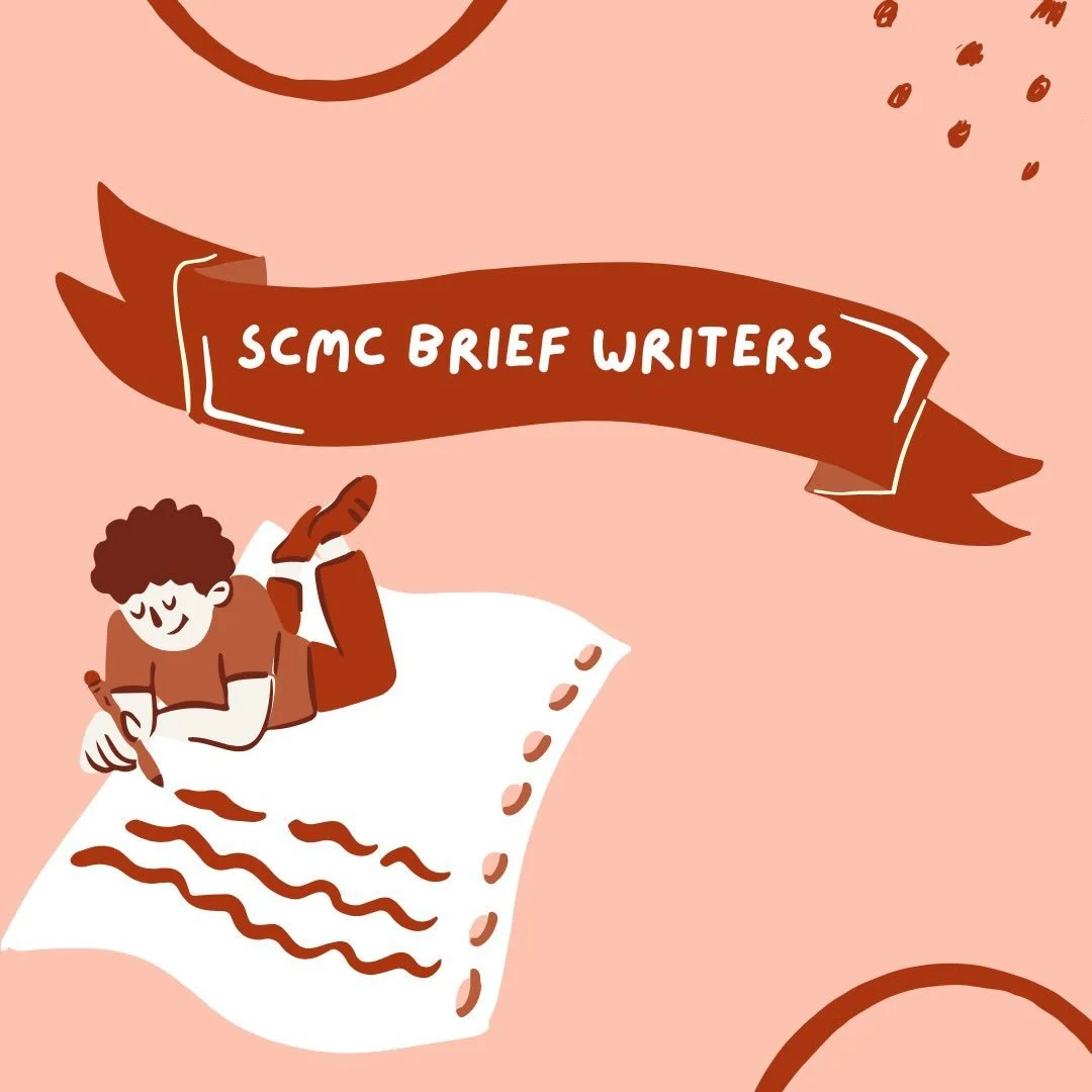 With Brief Writing coming to a close, we wanted to shoutout all of our amazing 2025-2026 SCMC Brief Writers!! 📝⚖️ 

We are so proud of everyone&rsquo;s hard work analyzing cases, crafting arguments, and double checking that formatting!! 👀👀 

Congr