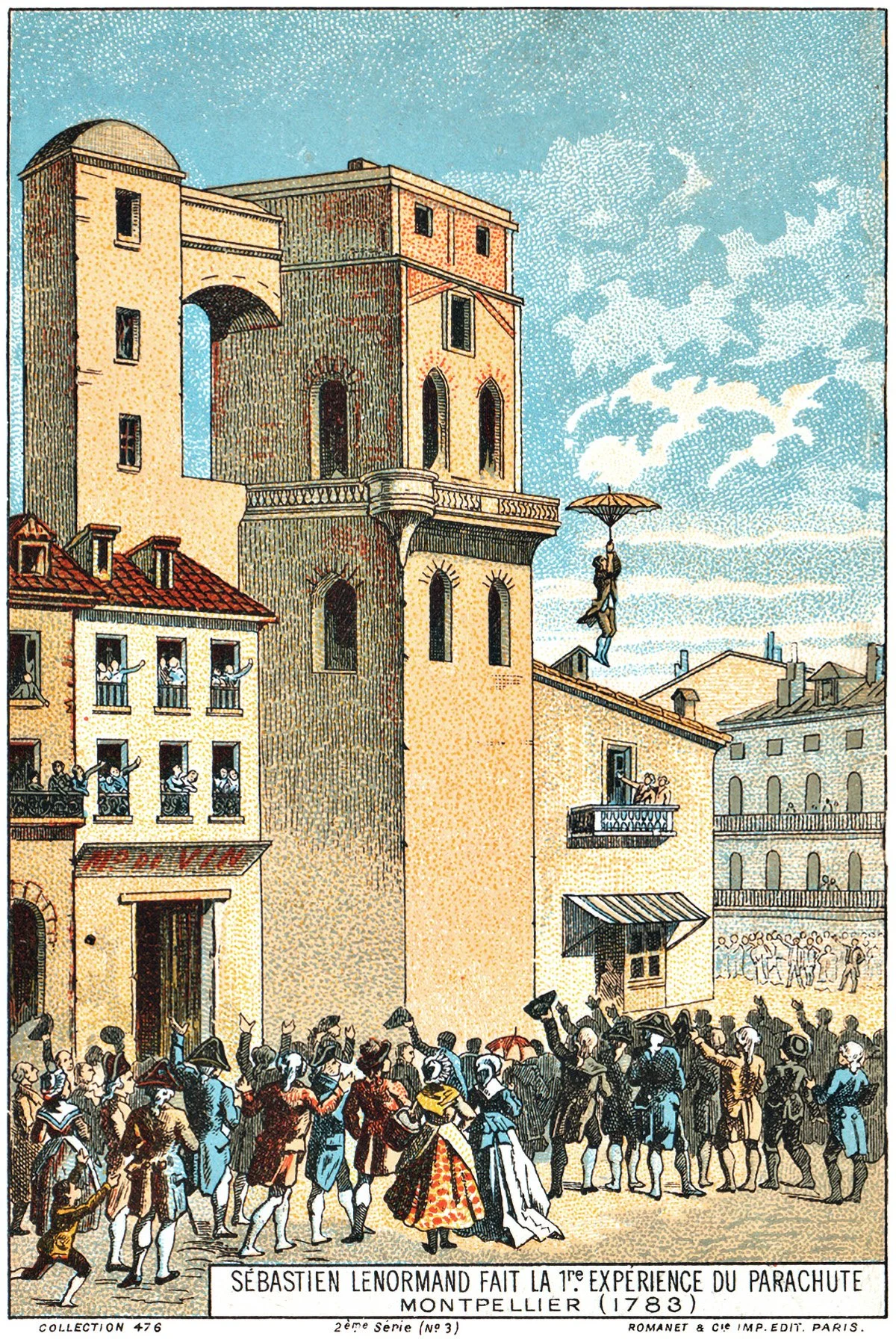 Sébastien Lenormand’s First Parachuting Attempt — On Verticality