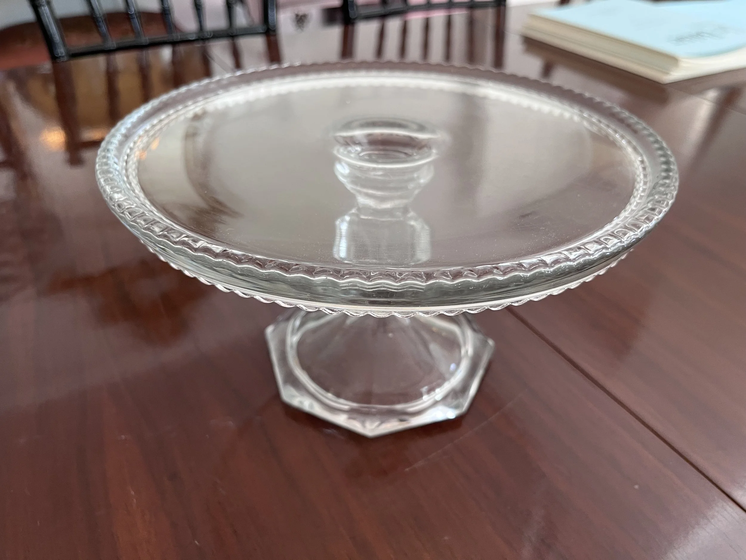 Heisey 'No. 341 Pattern' Cake Plate