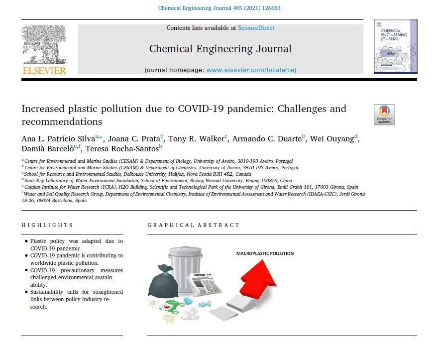 Science Says: Increased Plastic Pollution due to COVID-19 Pandemic 