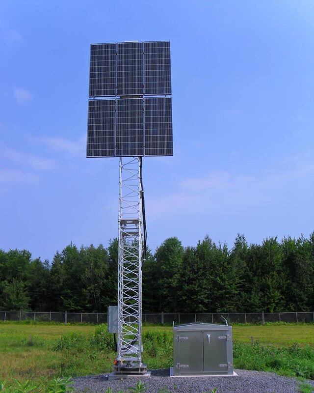 - TOWER TUESDAY -
Our latticed structure provides enough height for solar panels to clear surrounding trees and absorb maximum sun. 🌞