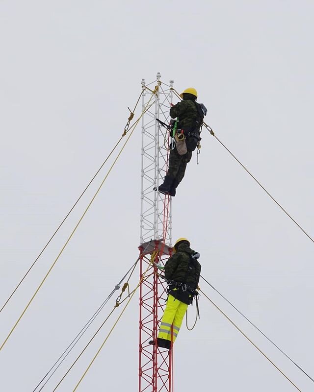 - TOWER TUESDAY -
A couple of guys on a guyed tower.