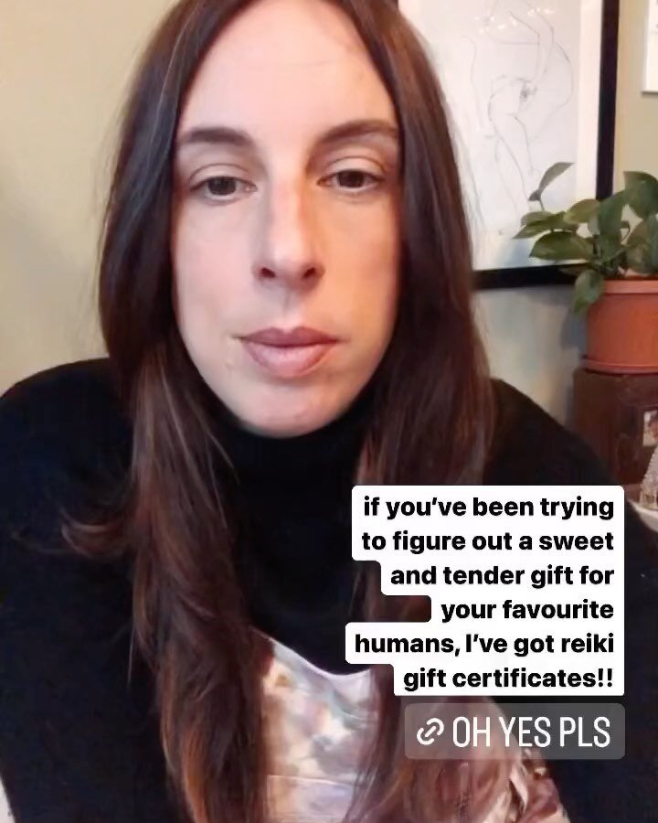 If you participate in gift giving over the holidays and you are interested in giving the gift of an EXPERIENCE instead of more stuff&hellip;
I am offering handmade gift certificates for reiki sessions!!

This would be a perfect gift for someone who n
