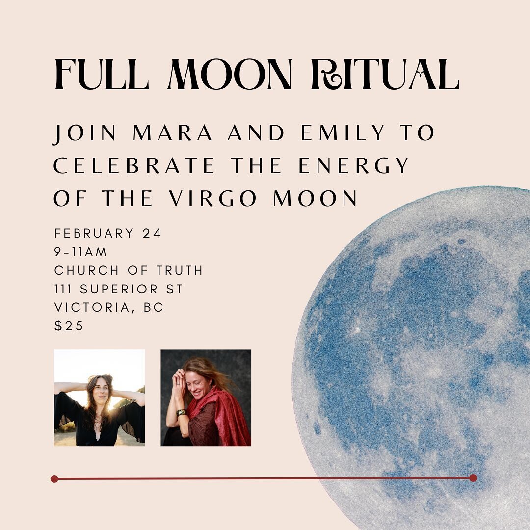 ANNOUNCING A DREAM COME TRUE

My dear teacher and mentor @marabranscombe and I will be co-facilitating a FULL MOON RITUAL at the end of the month. 

This will be two hours of the highest soul nourishment, as we harness the power of this upcoming moon