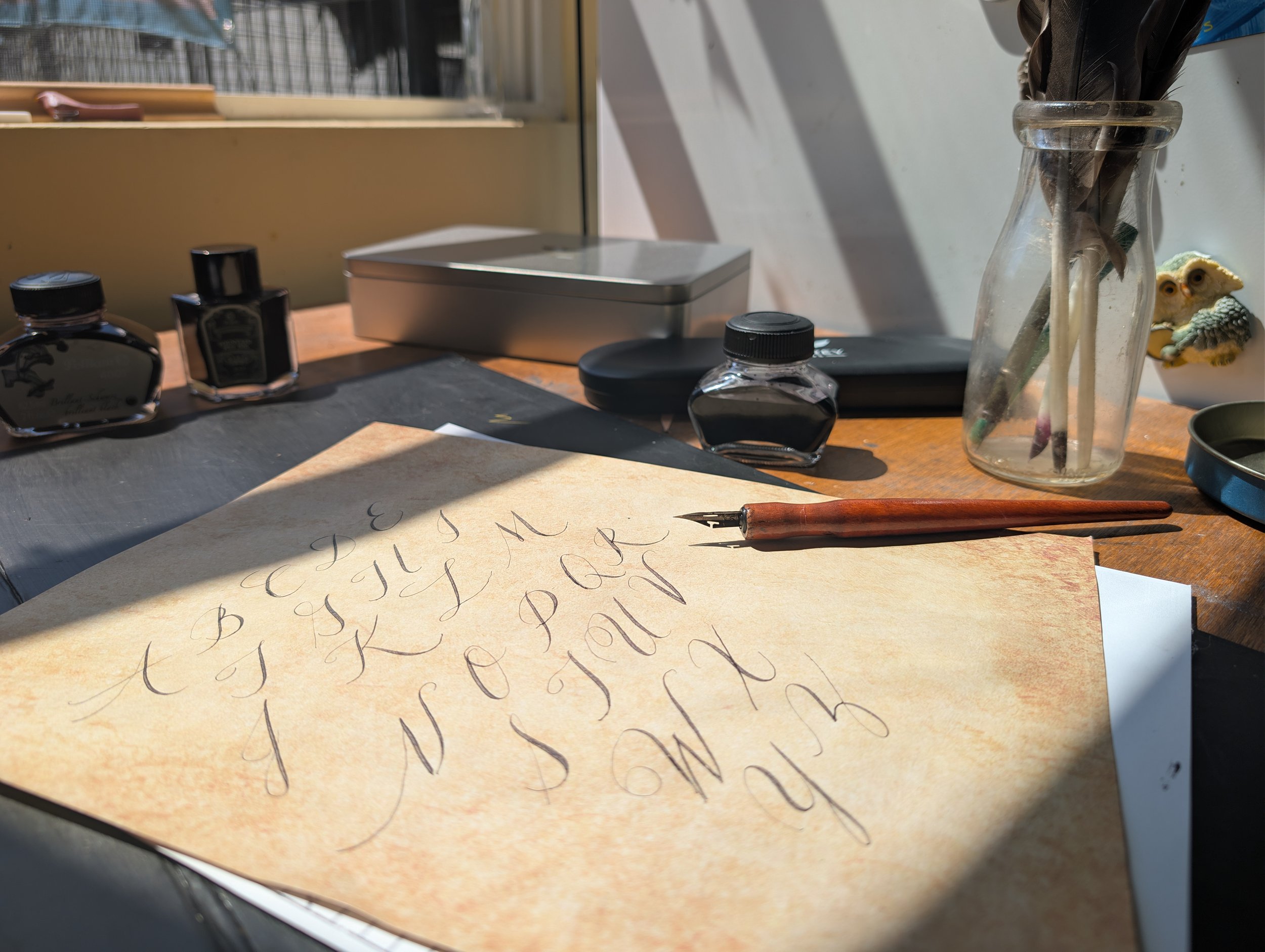 Beginning Copperplate Calligraphy, with Anne (Dyken) Pawlak