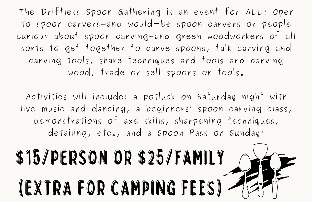 Annual Driftless Spoon Gathering 2023 — Driftless Folk School
