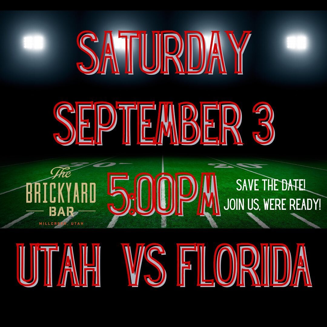 First game coming up! Come watch it at the best bar in Millcreek! See you there&hellip;
