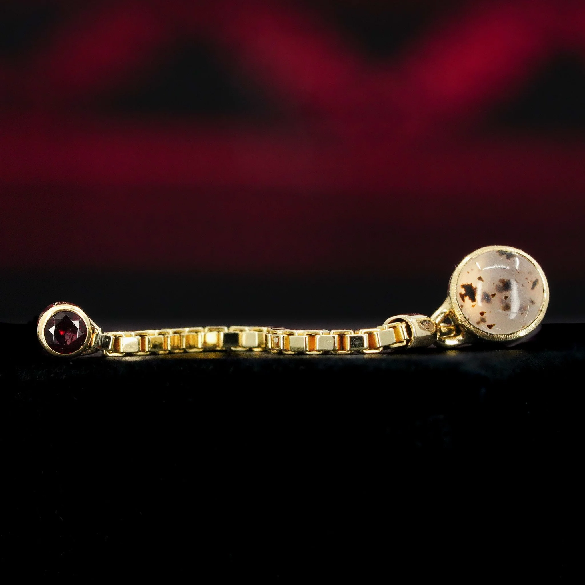 Montana Agate Missiles Earring