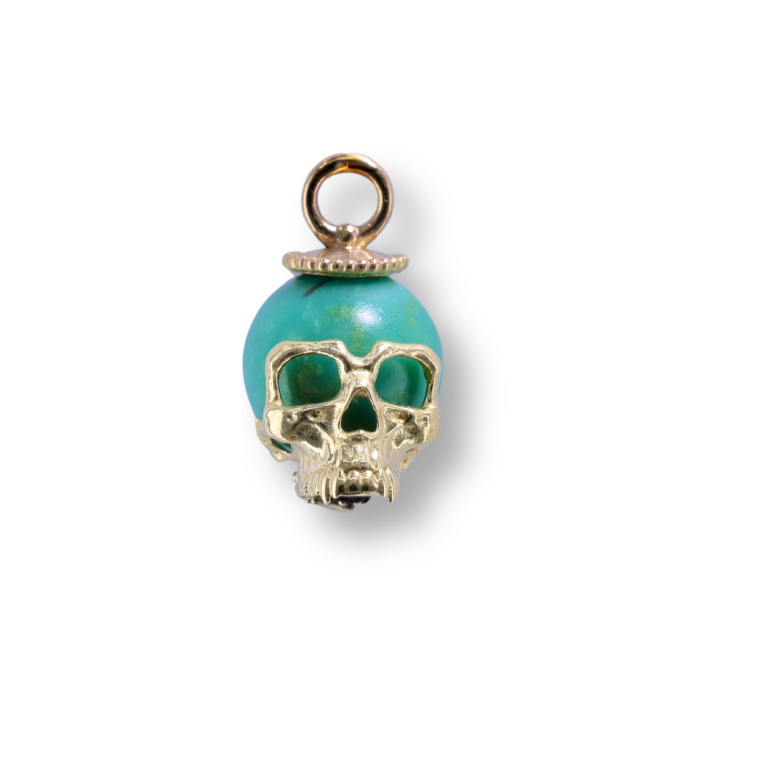 Turquoise Skull Relic