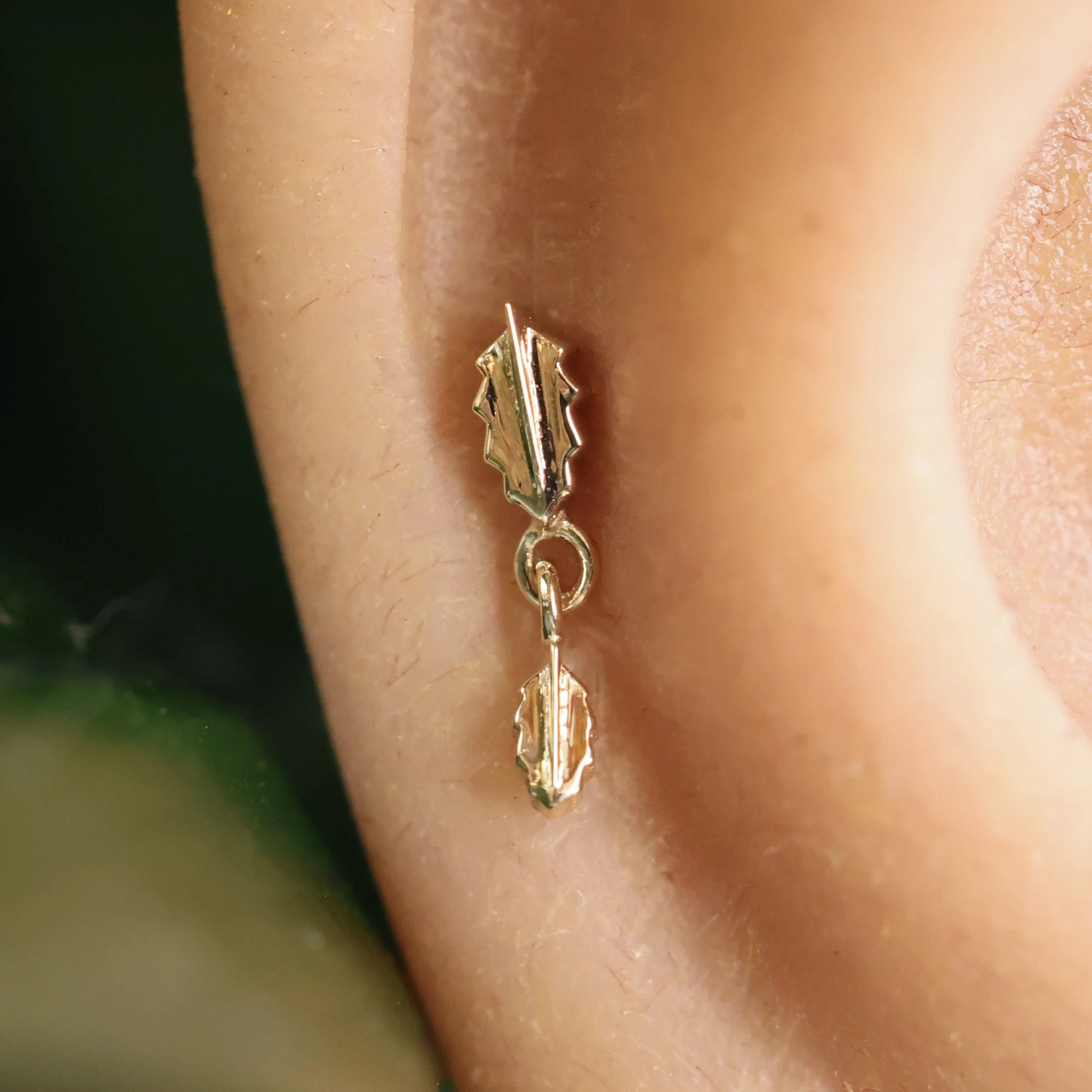 Otono Oak Leaf dangle