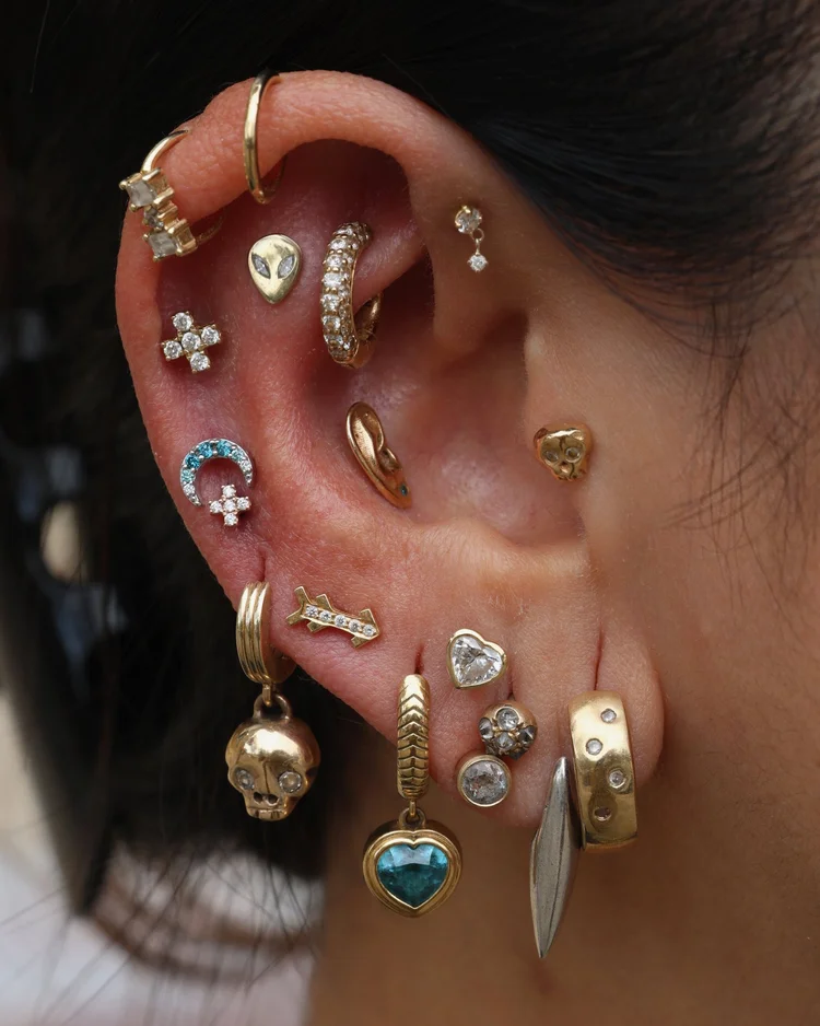 piercings | get pierced today - book now! — Rose Gold's SF
