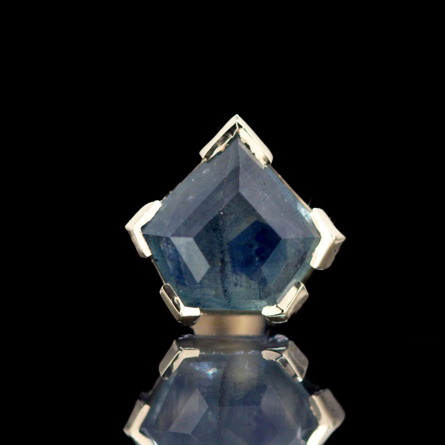 Geometric Madagascar Sapphire