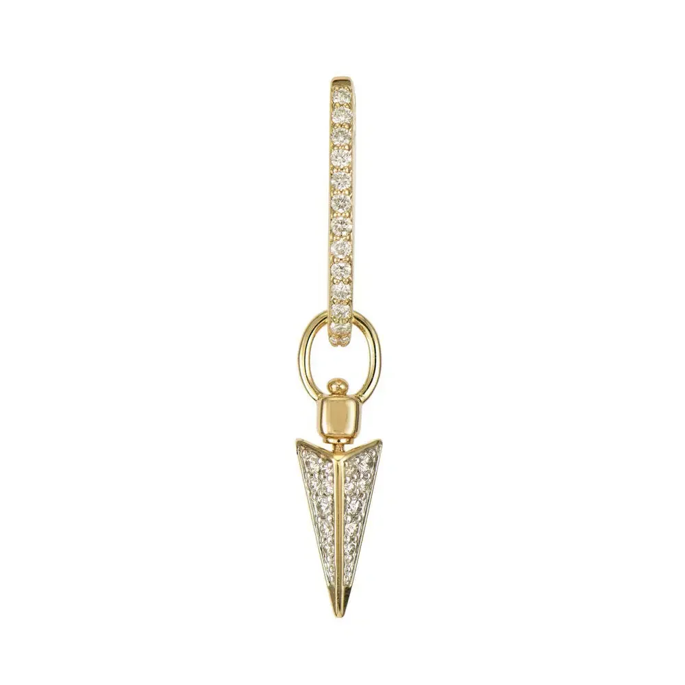 Diamond Dagger Top Stitch Charm