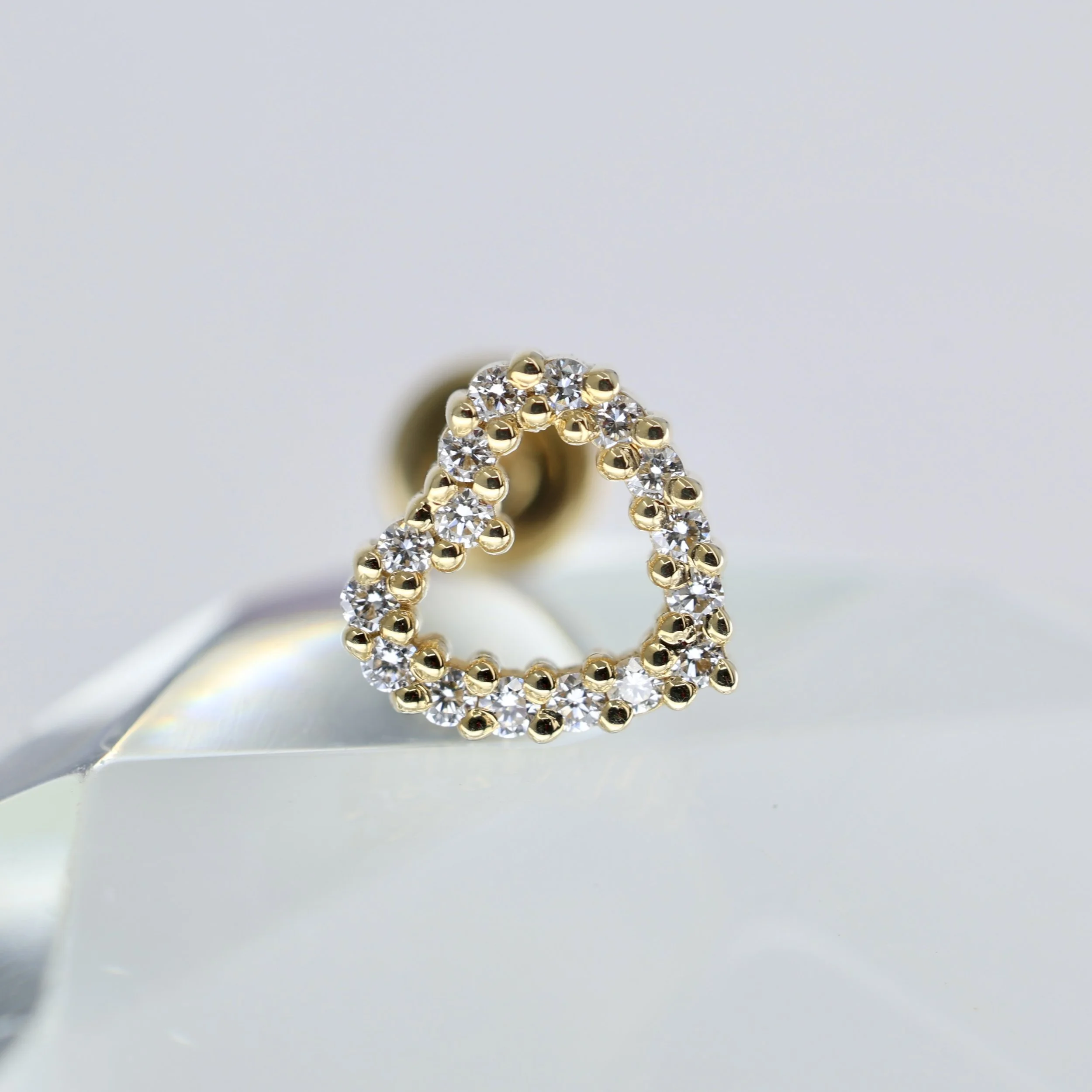 Diamond Pave Heart