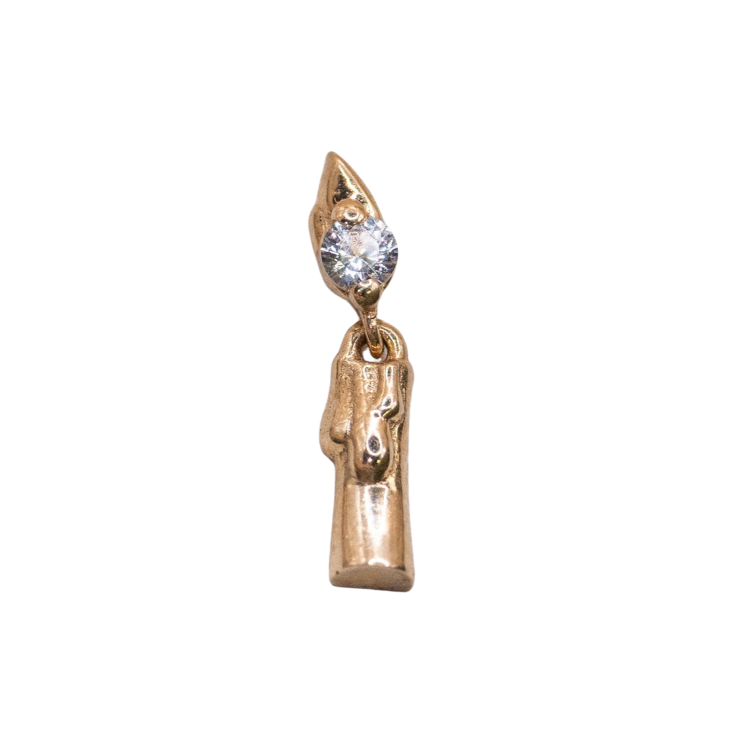 Glow candle stud