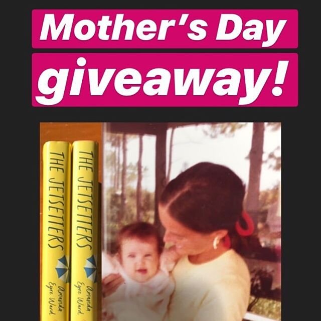 Happy Mother&rsquo;s Day to the best one @maryannewestley ❤️❤️❤️ I&rsquo;ll choose my Mother&rsquo;s Day giveaway winner tonight! Still time to enter... Win TWO copies of #thejetsetters&mdash;one for you and one for your mom, daughter, or your favori