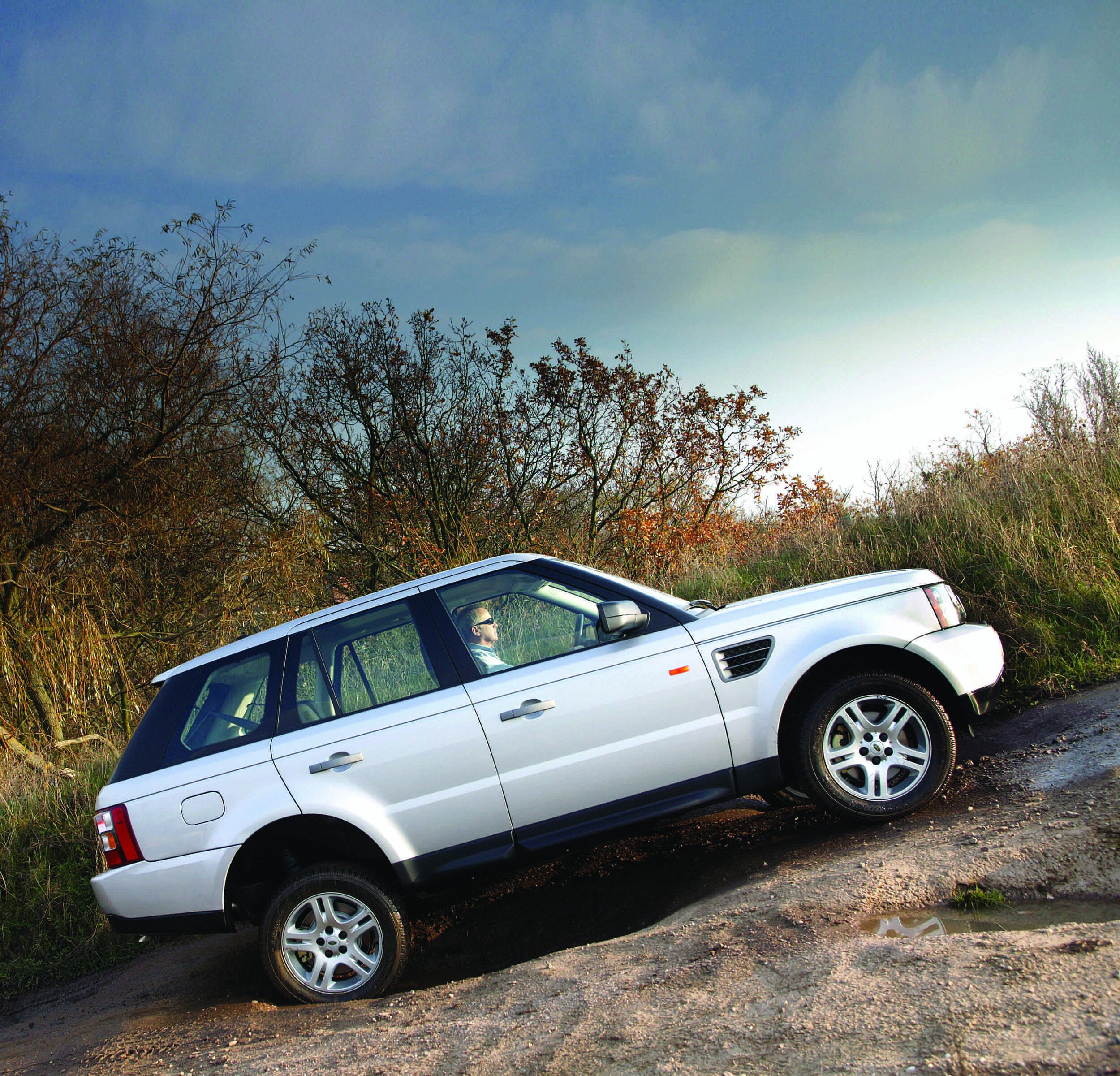 The Range Rover Sport had Terrain Response, including rock crawl.