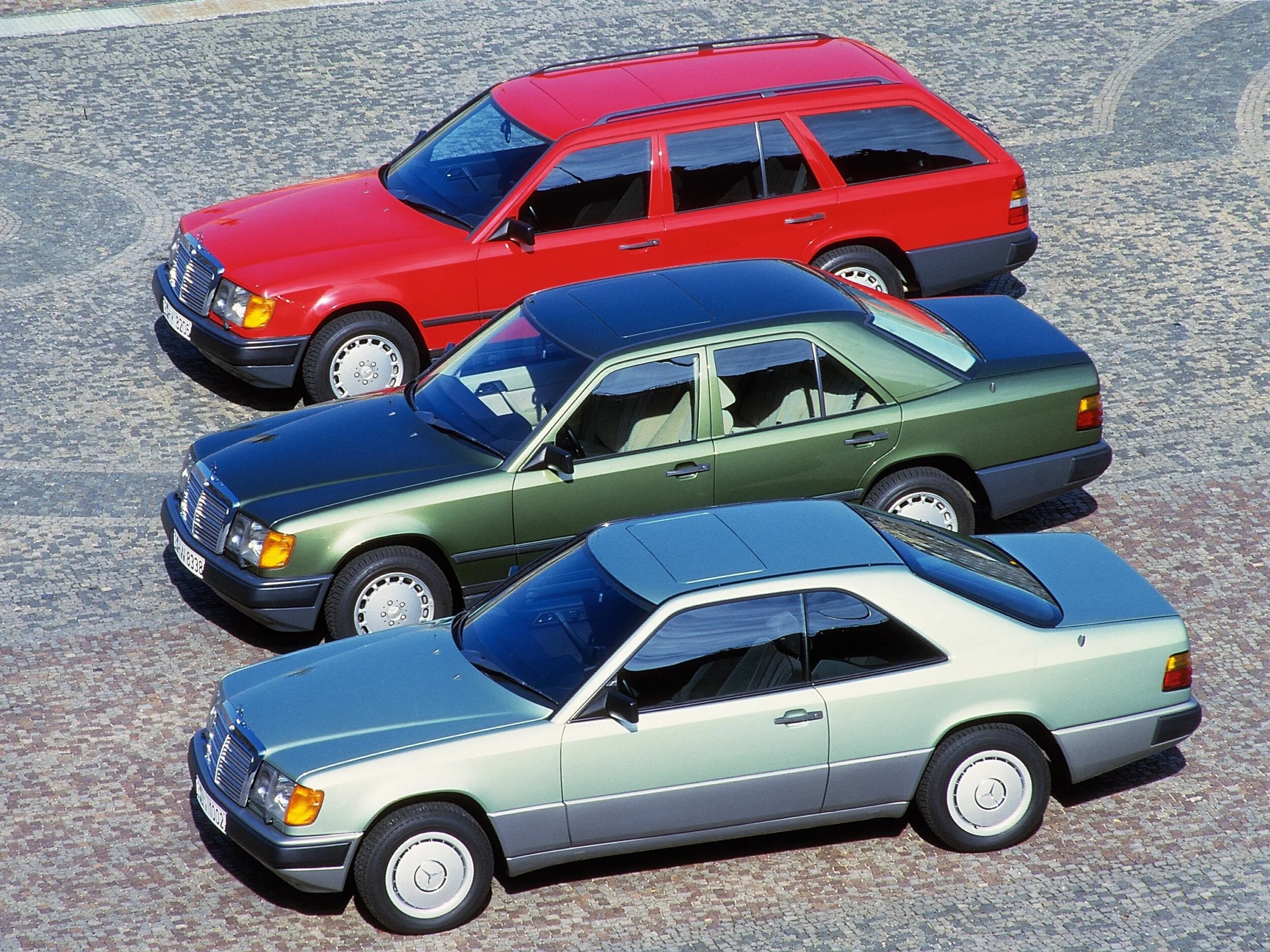 W124 Red Convertible Modern Classic: Mercedes-Benz W124 — AutoMuse
