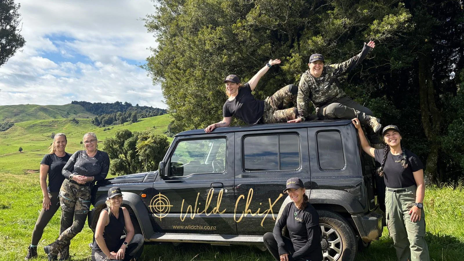 NZ company Wild Chix hunts for fans in Suzuki Jimny