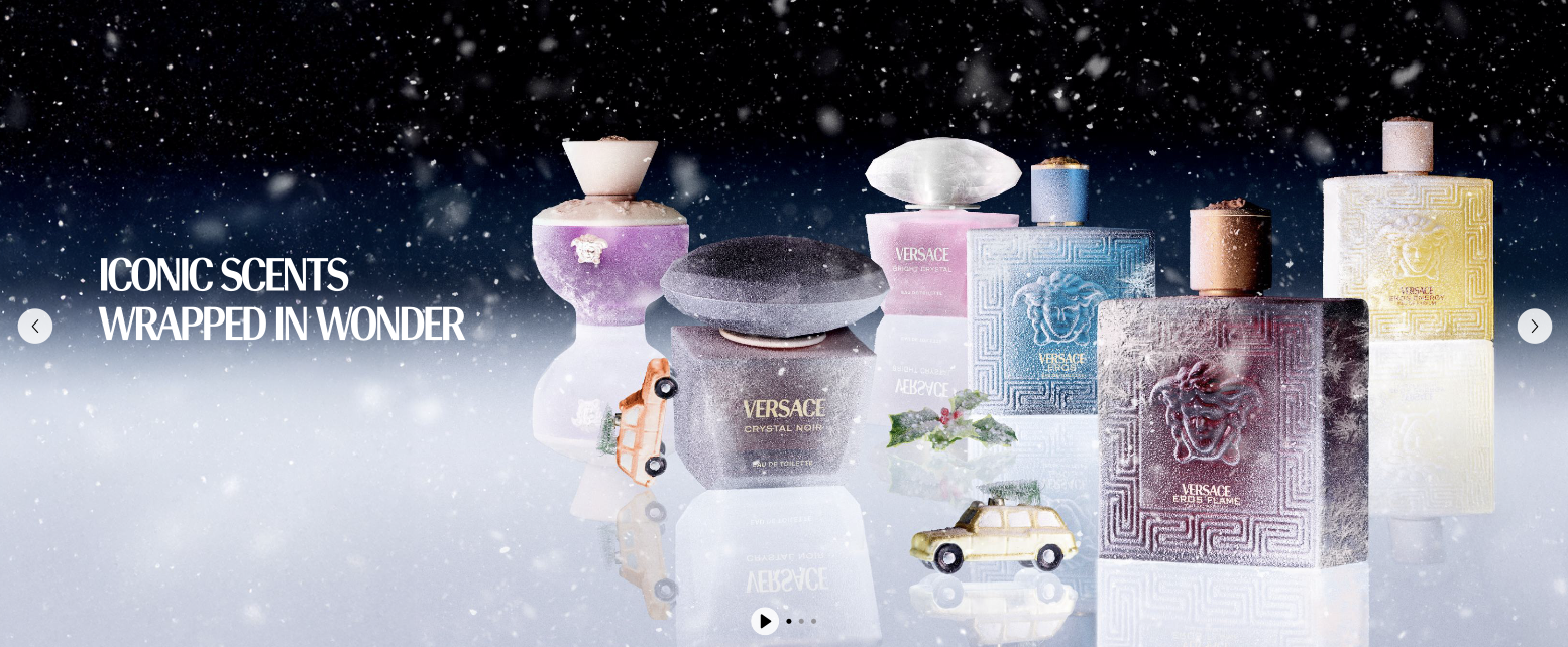 Macy's Media Network - Versace Landing Page