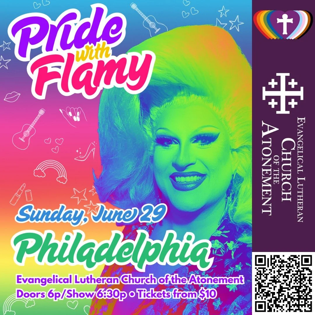 Scan QR code for tickets or visit link in bio

#fishtown #fishtown_philly #philadelphia 
#affirmingchurch #lgbtqchristian