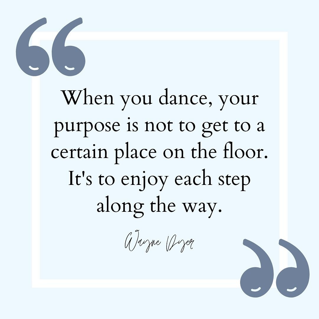 I couldn&rsquo;t agree with this more! Please keep this in mind when you are learning. Remembering the routine is only a fraction of what it means to be a dancer. You must really dance the choreography and feel the music and not just get through the 