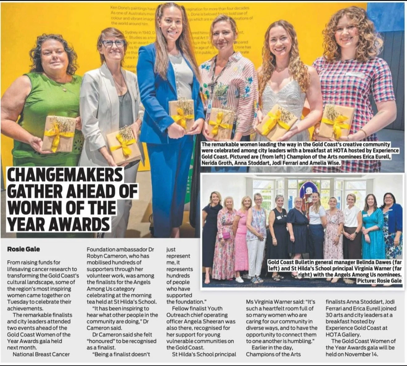 A Huge Congratulations to Our Co-Founder @kylie.loveday β€οΈ
We are absolutely thrilled to share that Kylie has been nominated for the prestigious Women of the Year Award in the Champion of the Arts category!
This well-deserved recognition celebrates
