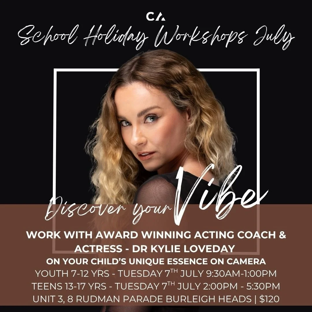 NEW HOLIDAY WORKSHOP! Discover Your &lsquo;VIBE&rsquo; on Camera 🎬

These school holidays, @kylie.loveday will be running two workshops designed to help young actors explore their unique essence on camera. 

It&rsquo;s SO important for casting to kn