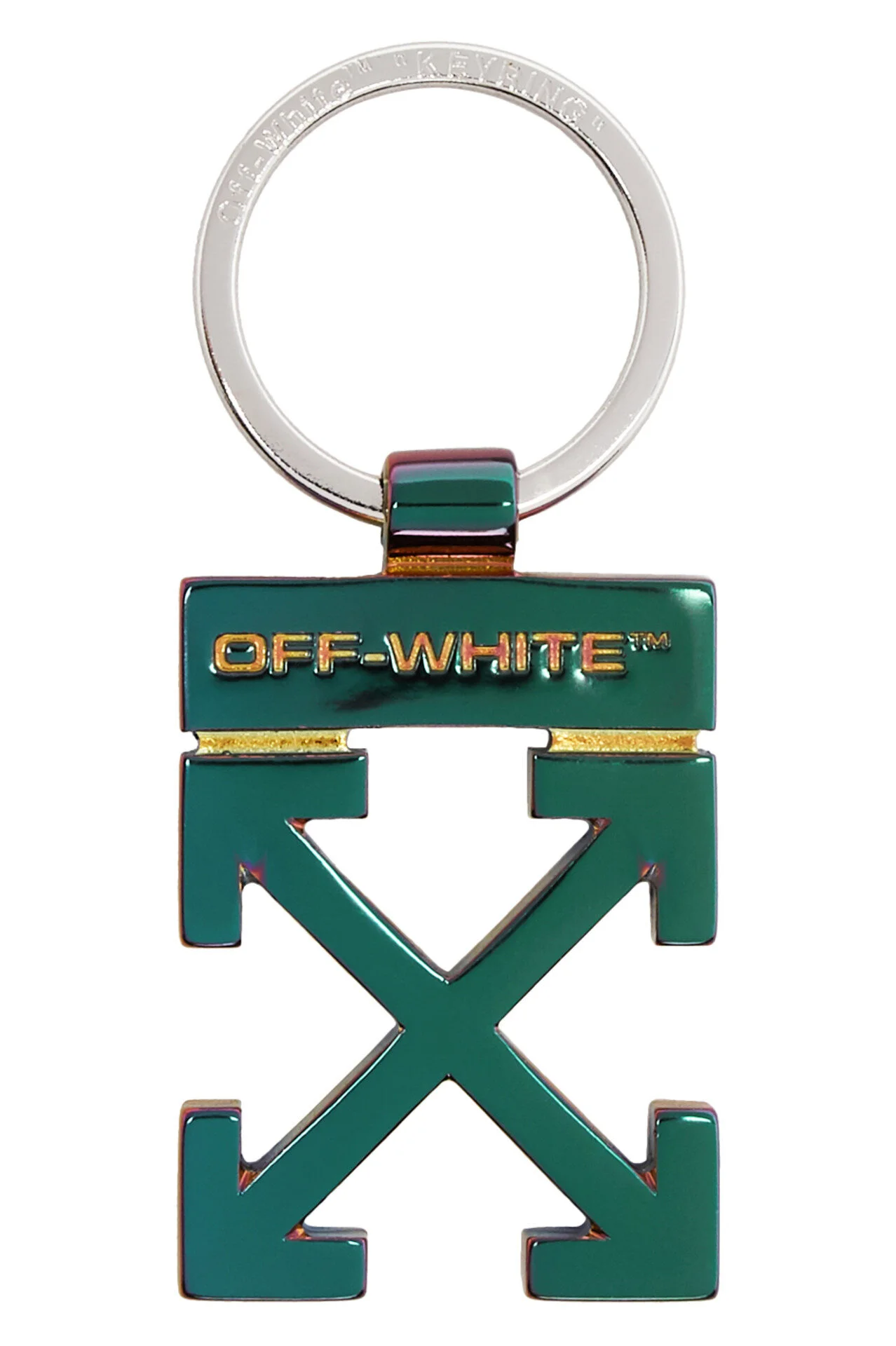 Multicolor Iridescent Arrows Keyring $175