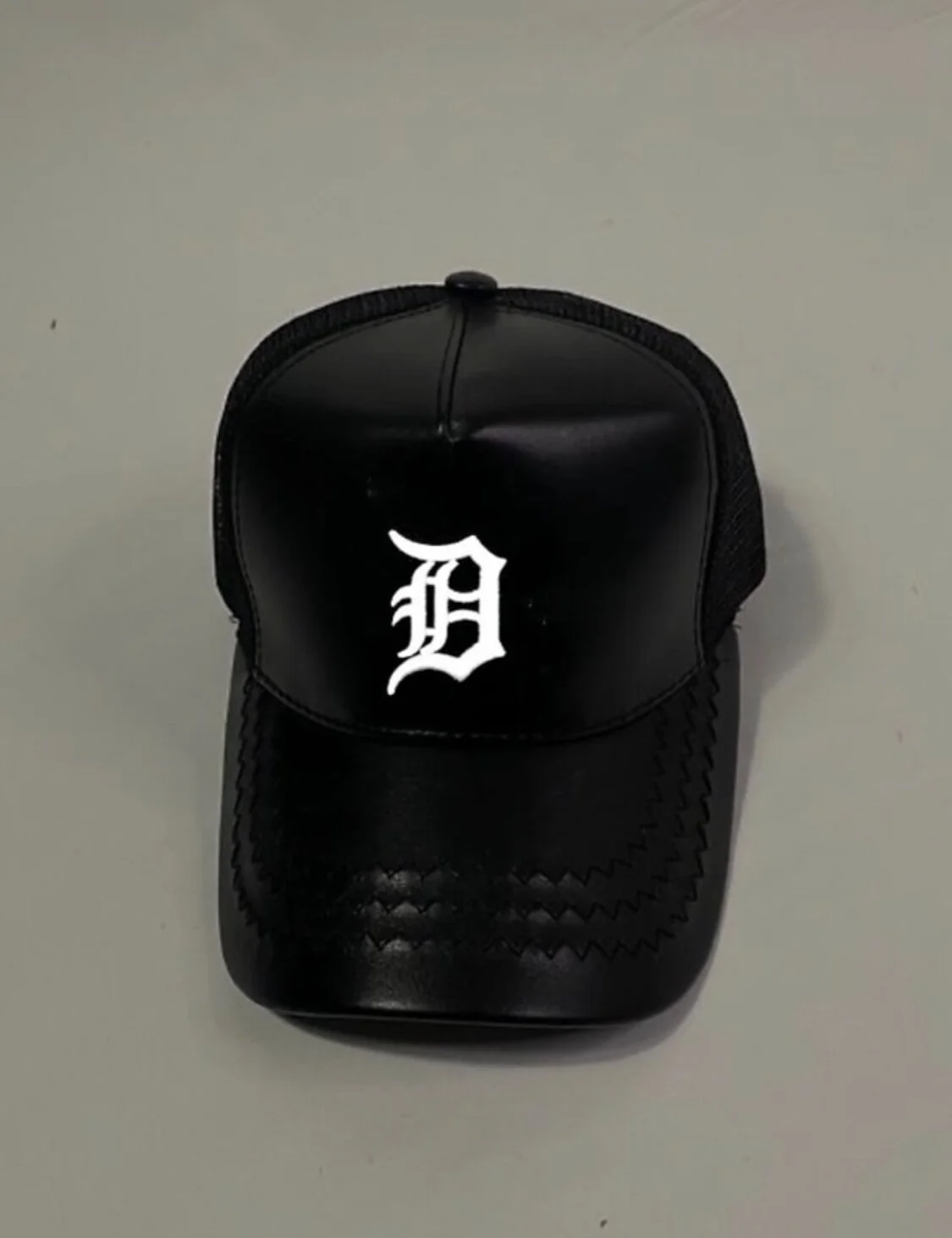 DETROIT BLACK TRUCKER, $50.