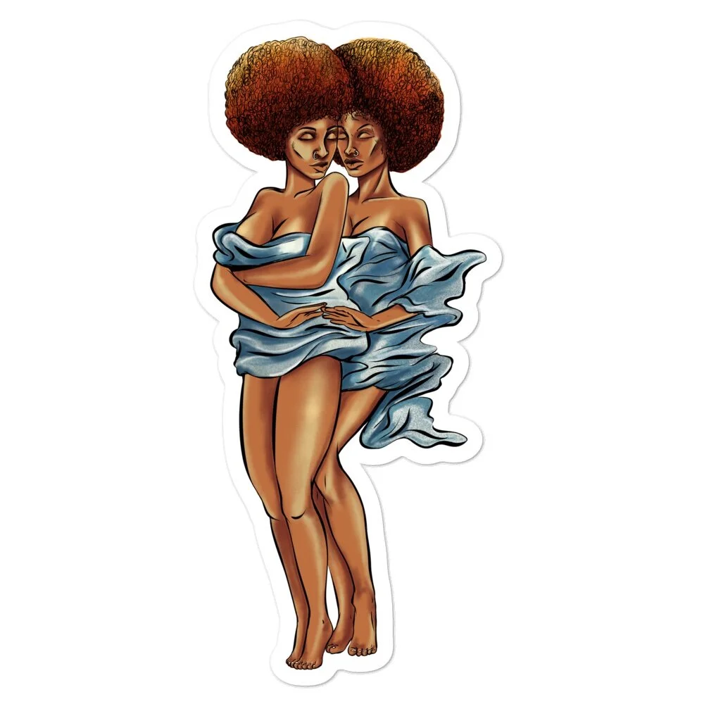 Gemini Twins 5.5 Sticker, $8.