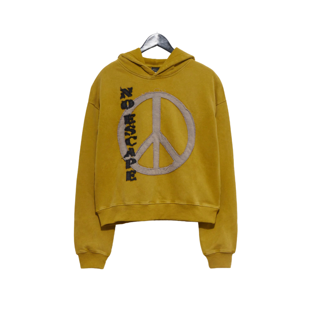 YELLOW NO ESCAPE PULL OVER HOODIE