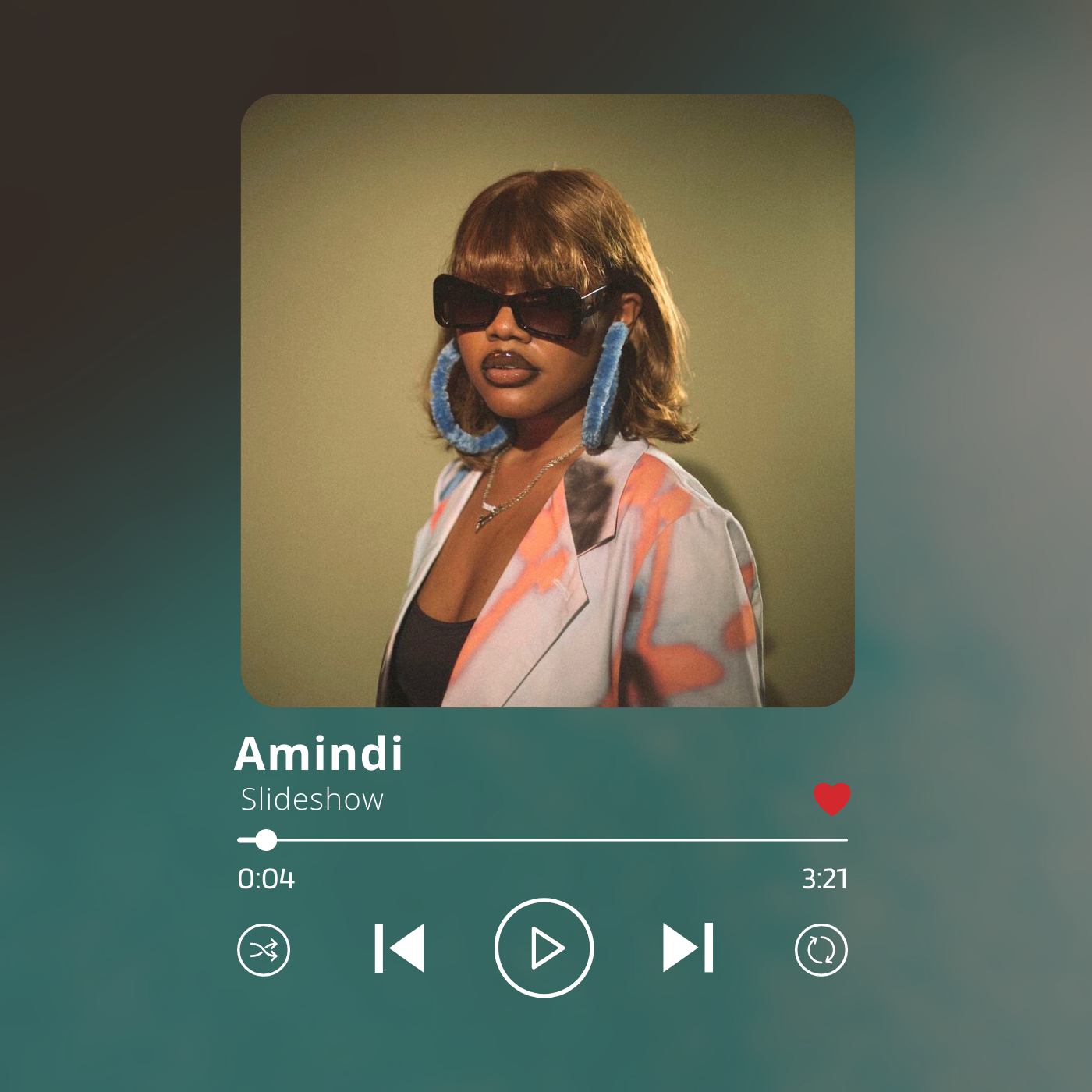Listen to: Slideshow by Amindi