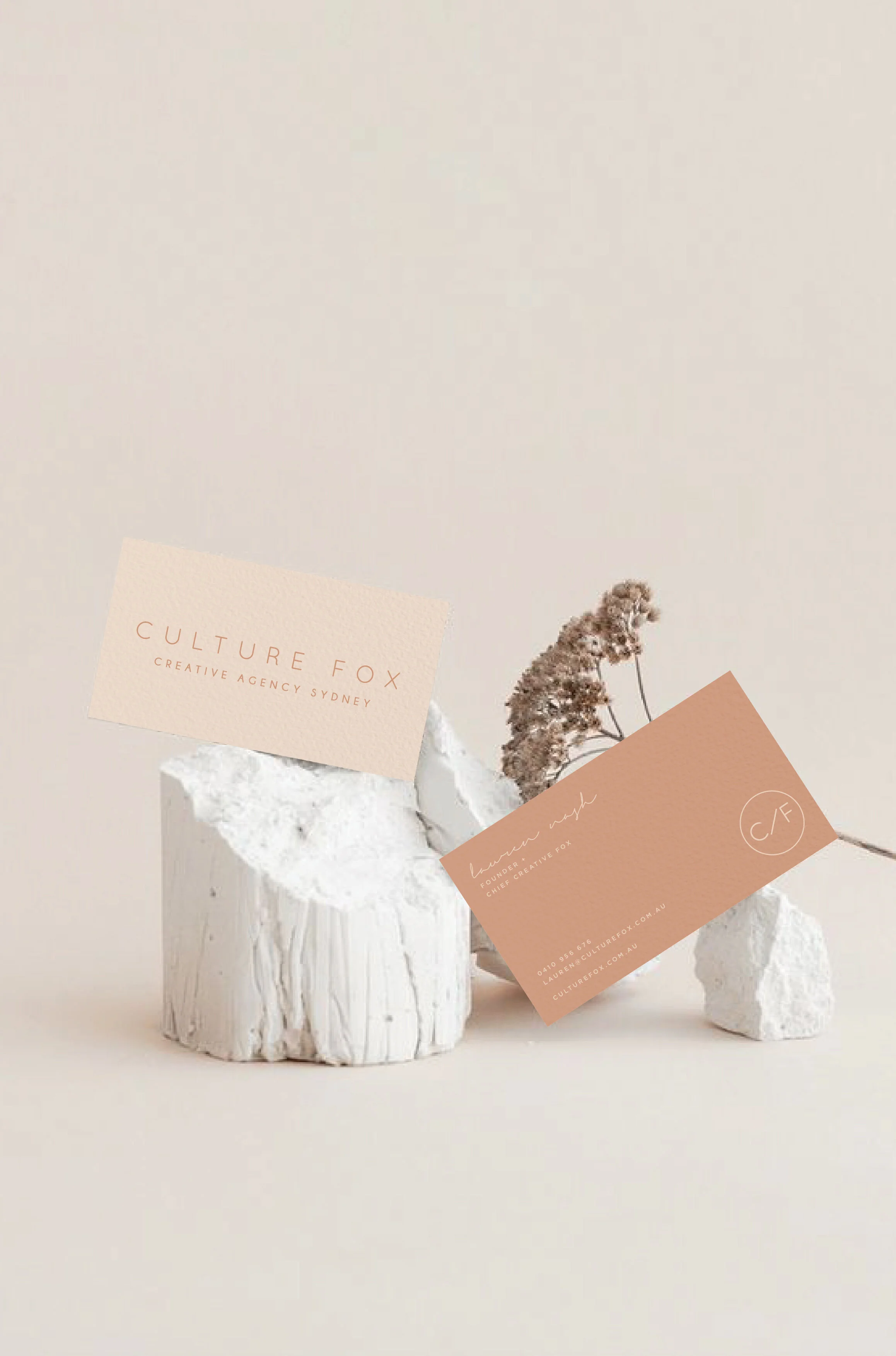Culture Fox Business Card Design