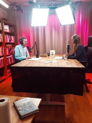 Visiting Evolution Show to talk about sustainable fashion 