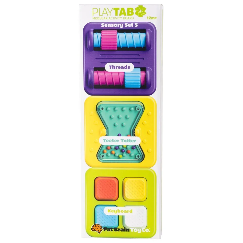 PlayTab Sensory Set 5 (Threads, Teeter Totter, Keyboard)