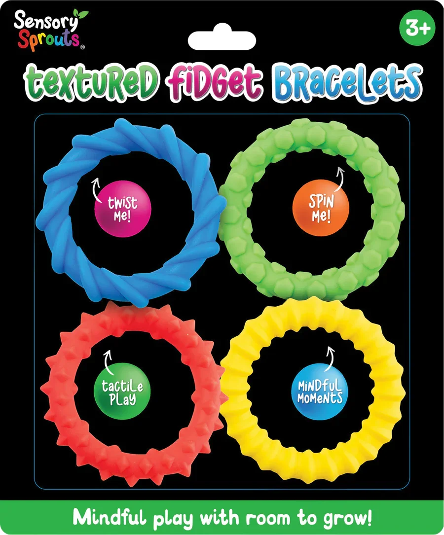 Textured Fidget Bracelets Set