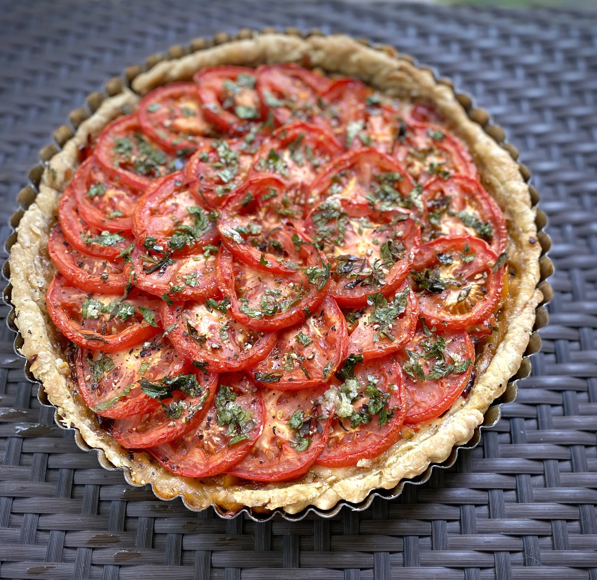 Late Summer Tomato Tart