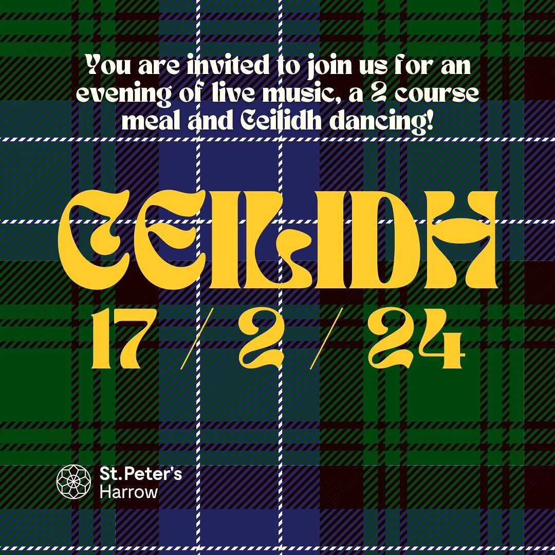 We&rsquo;re hosting a Ceilidh! 🏴󠁧󠁢󠁳󠁣󠁴󠁿

On Sat 17th Feb, come and join us for an evening of live music, Scottish Ceilidh dancing and a 2 course meal! Please book tickets so we know how many people are coming. 

We can&rsquo;t wait! 👋

🔗 book