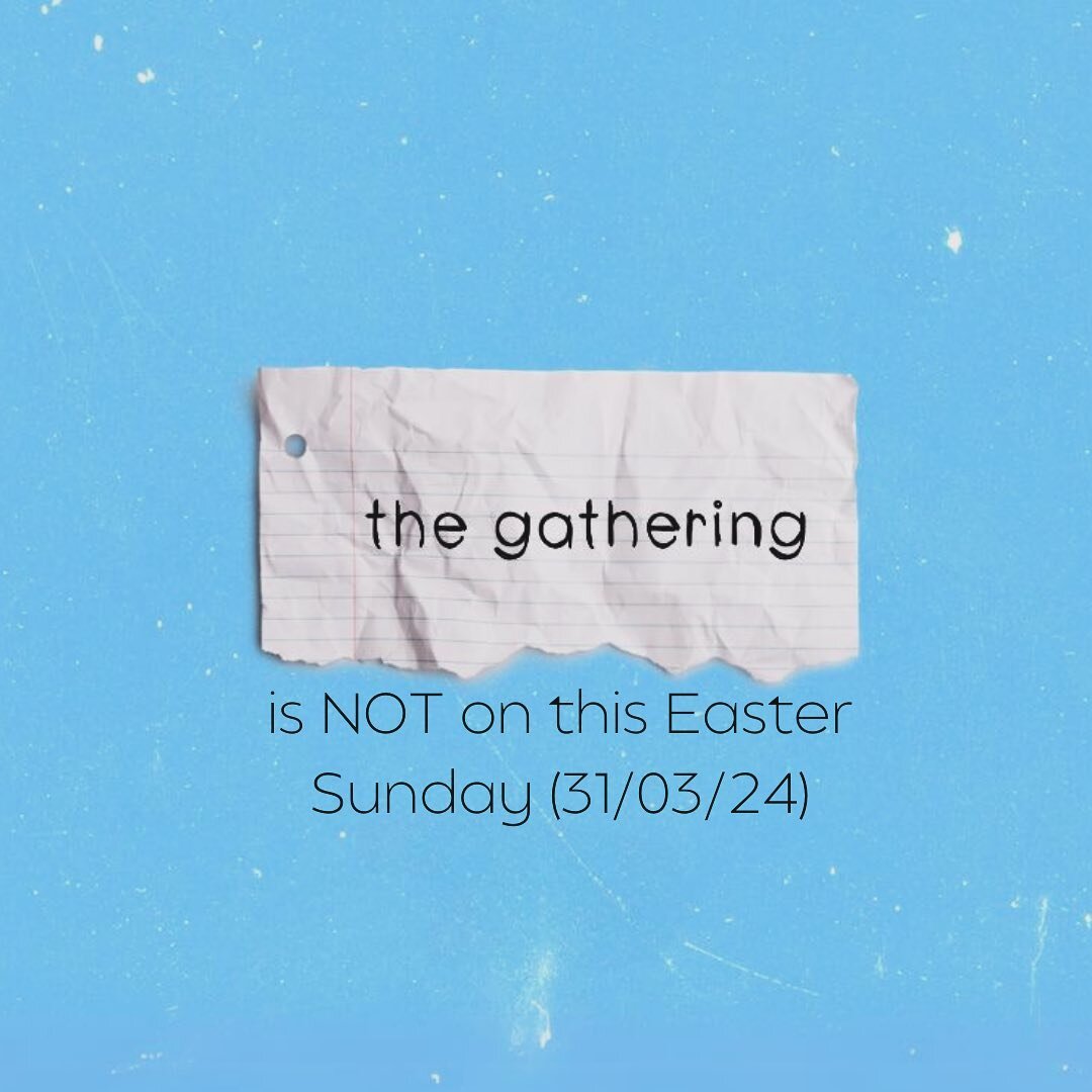 📢Attention all📢 
DON&rsquo;T FORGET! There here will be ❌NO GATHERING❌on this Sunday Evening! Don&rsquo;t try to show up - you will look silly🫡