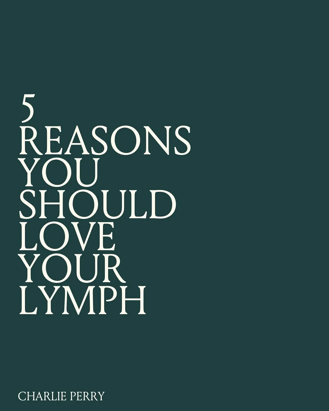 Ever wondered why your face or body sometimes feels puffy and heavier than normal? That&rsquo;s often your lymphatic system; a hidden health powerhouse at work (or in this case, slowing down). It quietly removes waste and excess fluid, supports your 
