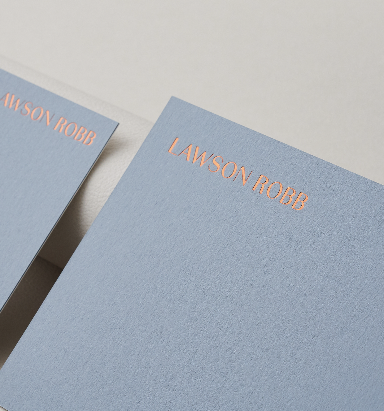 Deep Impression Copper Foil Stationery.png